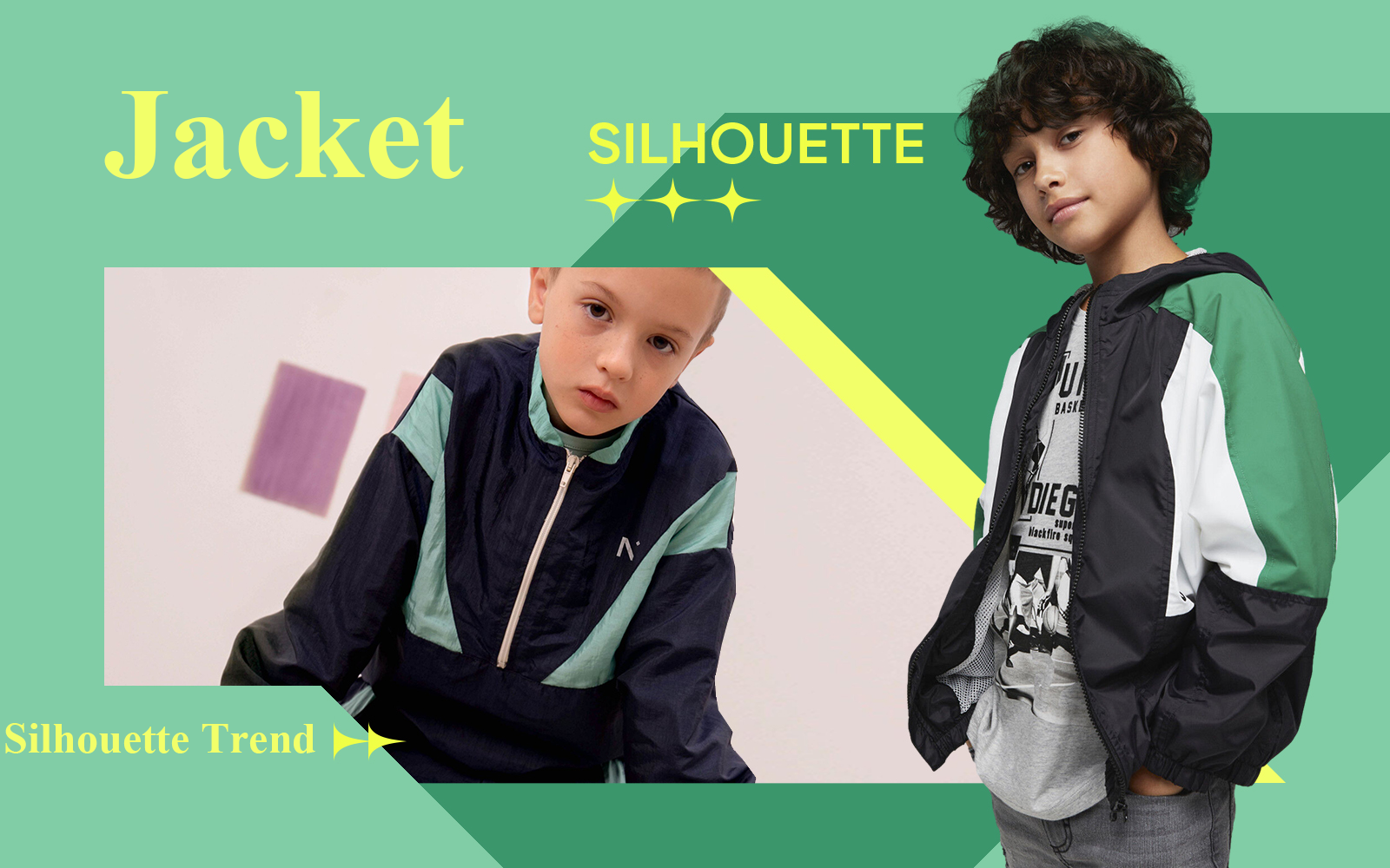 Sportif Fashion -- The Silhouette Trend for Boys' Jacket