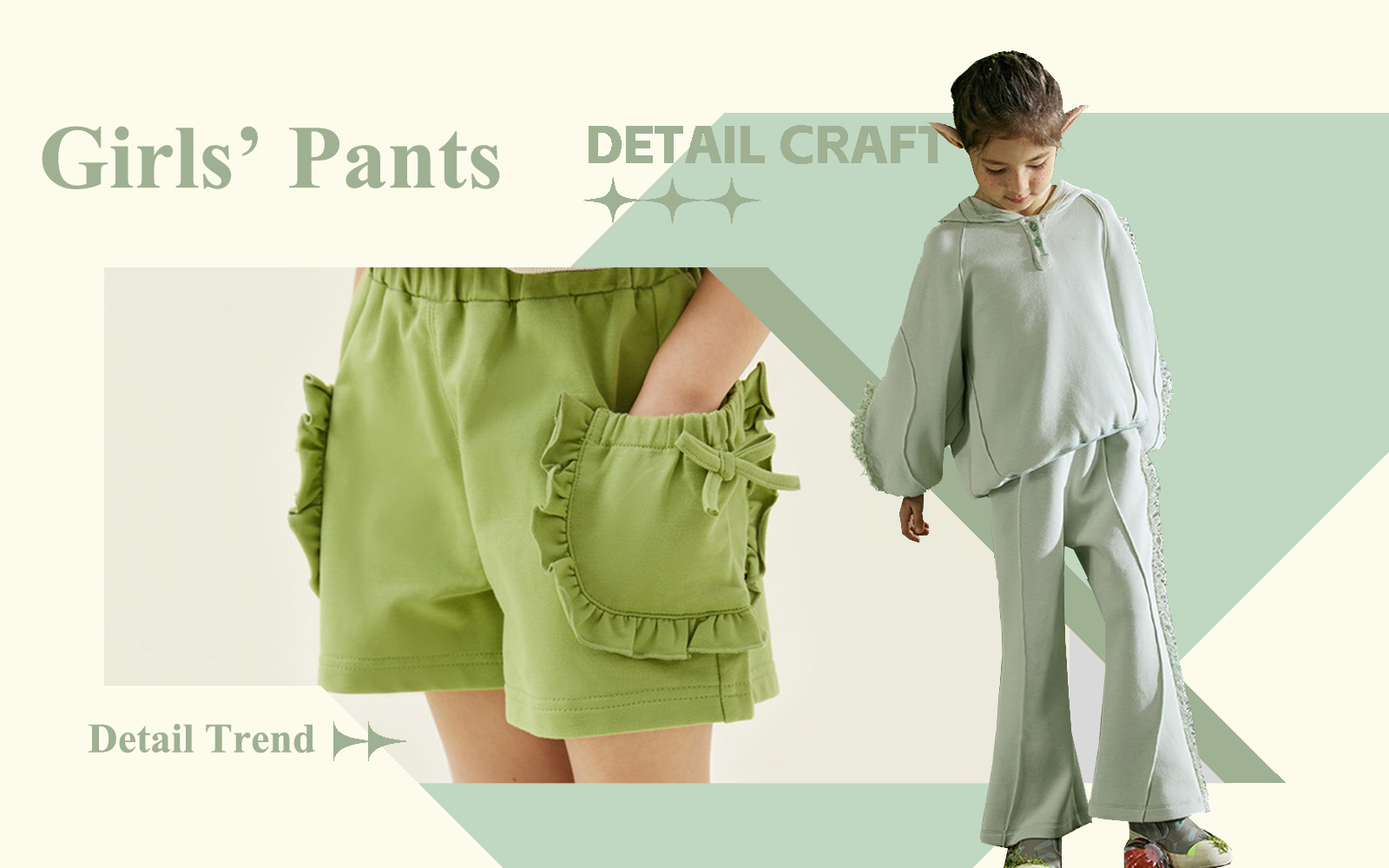Girls' Pants -- The Detail & Craft Trend for Kidswear