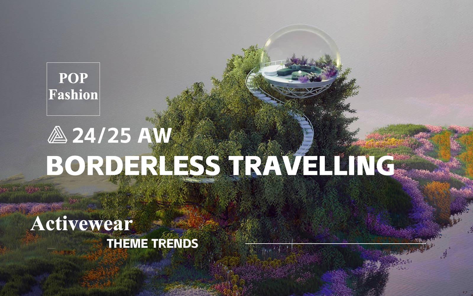 Borderless Travelling -- A/W 24/25 Activewear Trend