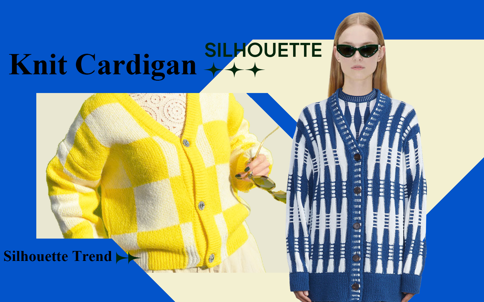 The A/W 24/25 Silhouette Trend for Women's Knit Cardigan