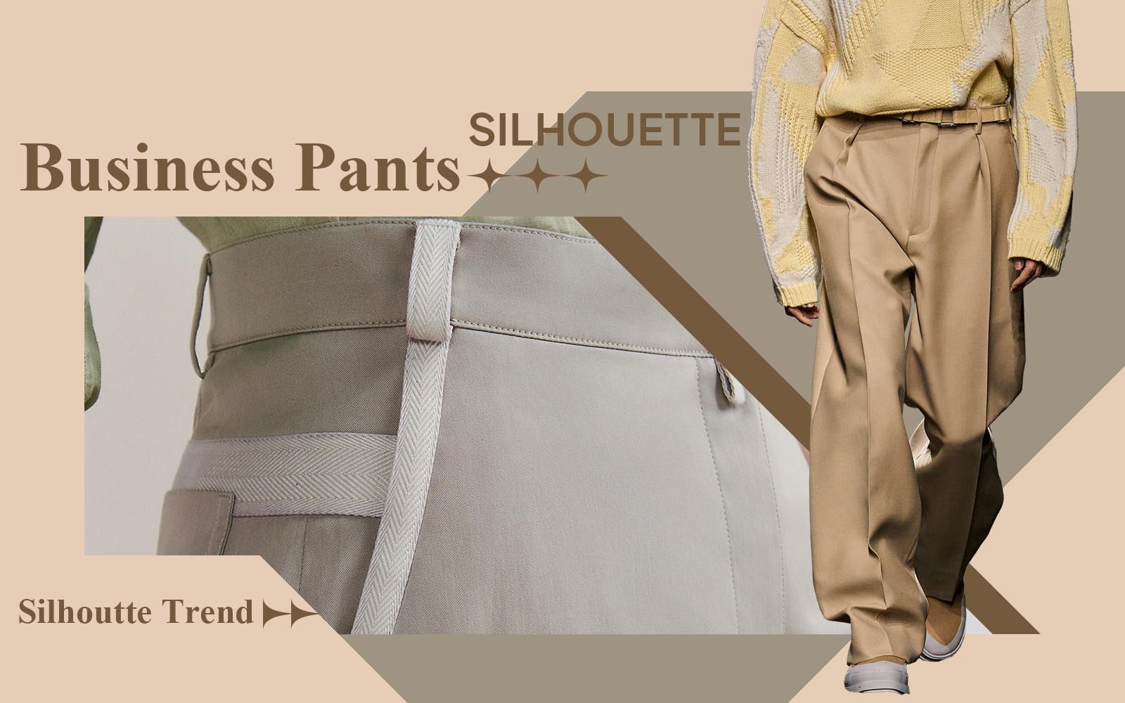 Reborn Classic -- The Silhouette Trend for Men's Business Pants
