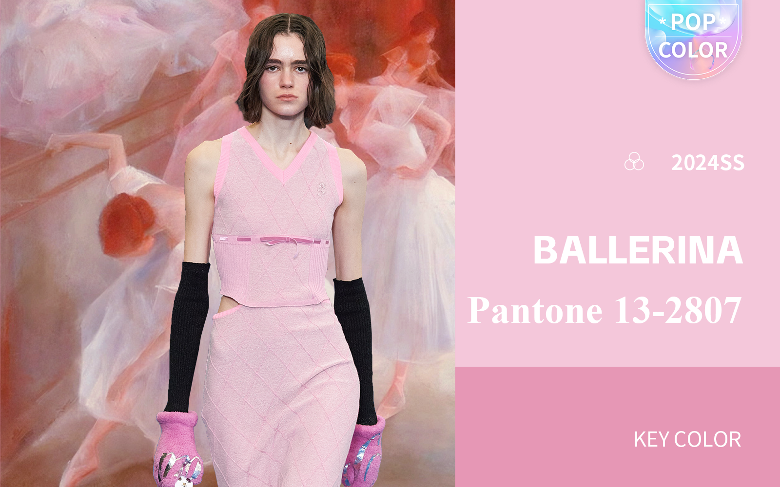 Ballerina -- S/S 2024 Key Color for Women's Knitwear