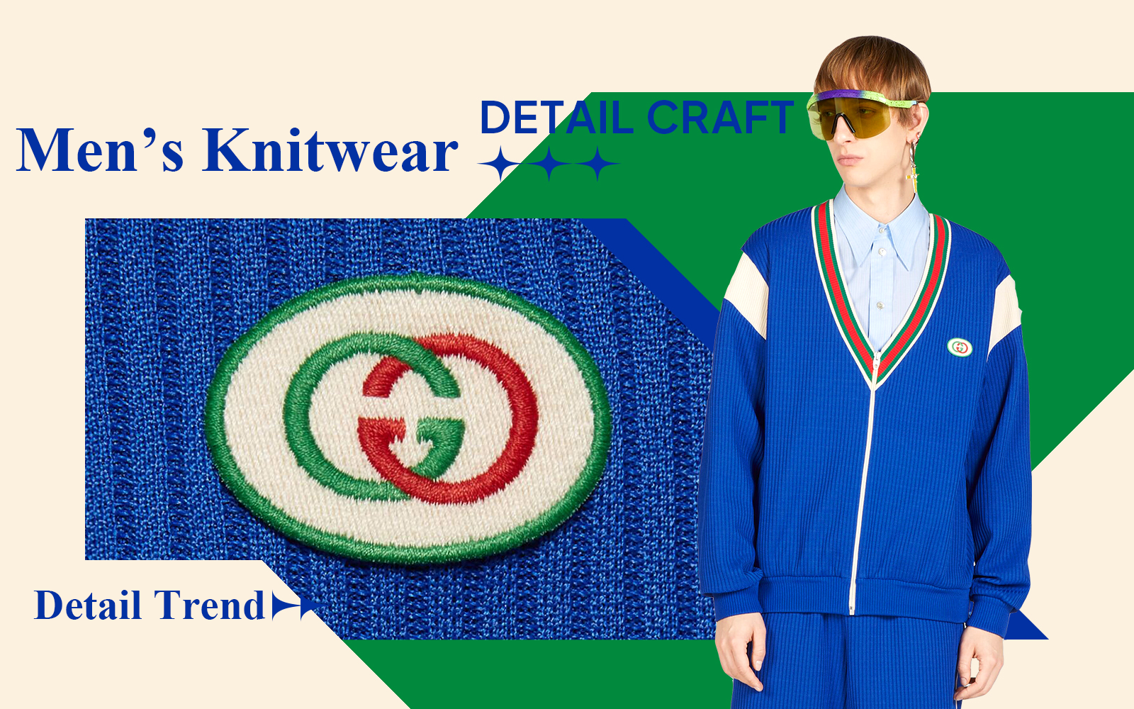 Smart Casual -- Spring/Summer 2024 Detail & Craft Trend for Men's Knitwear
