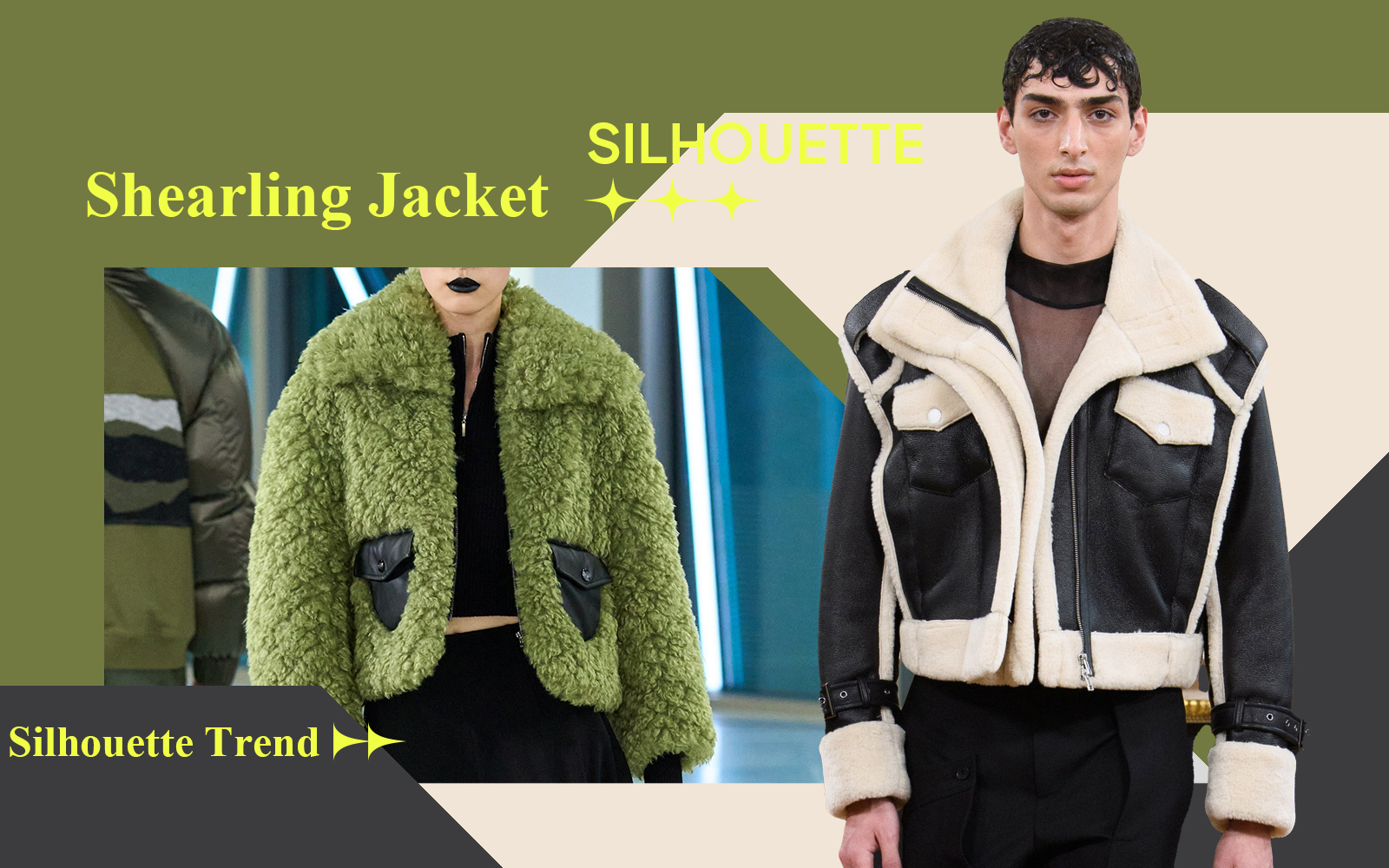 The Silhouette Trend for Shearling Jacket