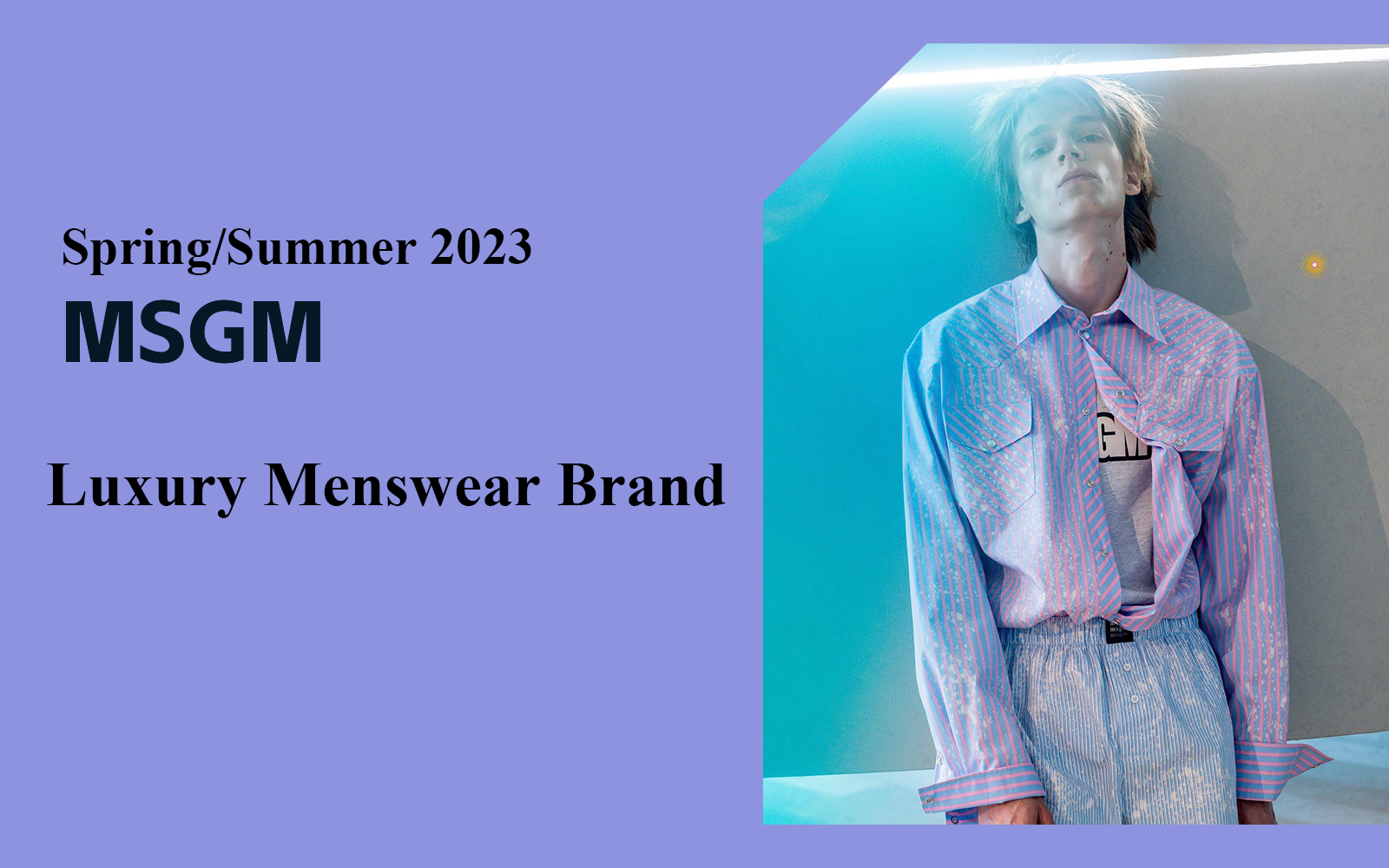 Island Holiday -- The Analysis of MSGM The Luxury Menswear Brand
