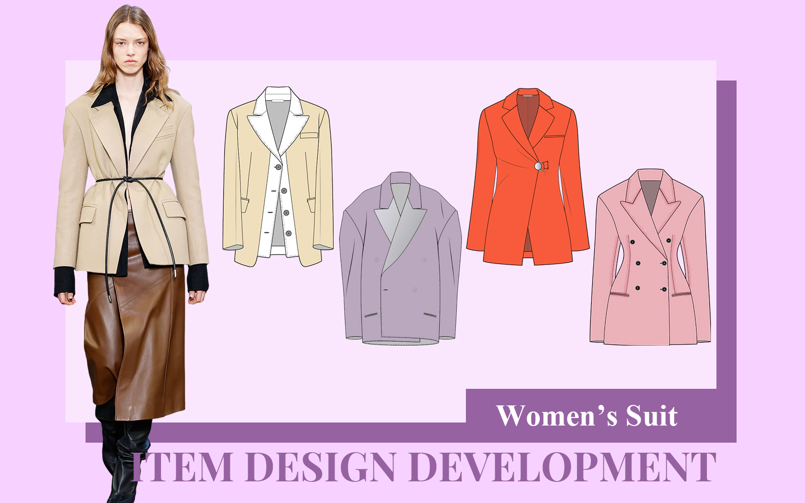 Luxury & Minimalist -- The Design Development of Women's Suit