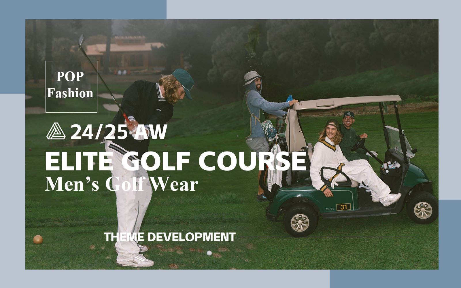 Elite Golf Course -- The Design Development of Men's Golf Wear
