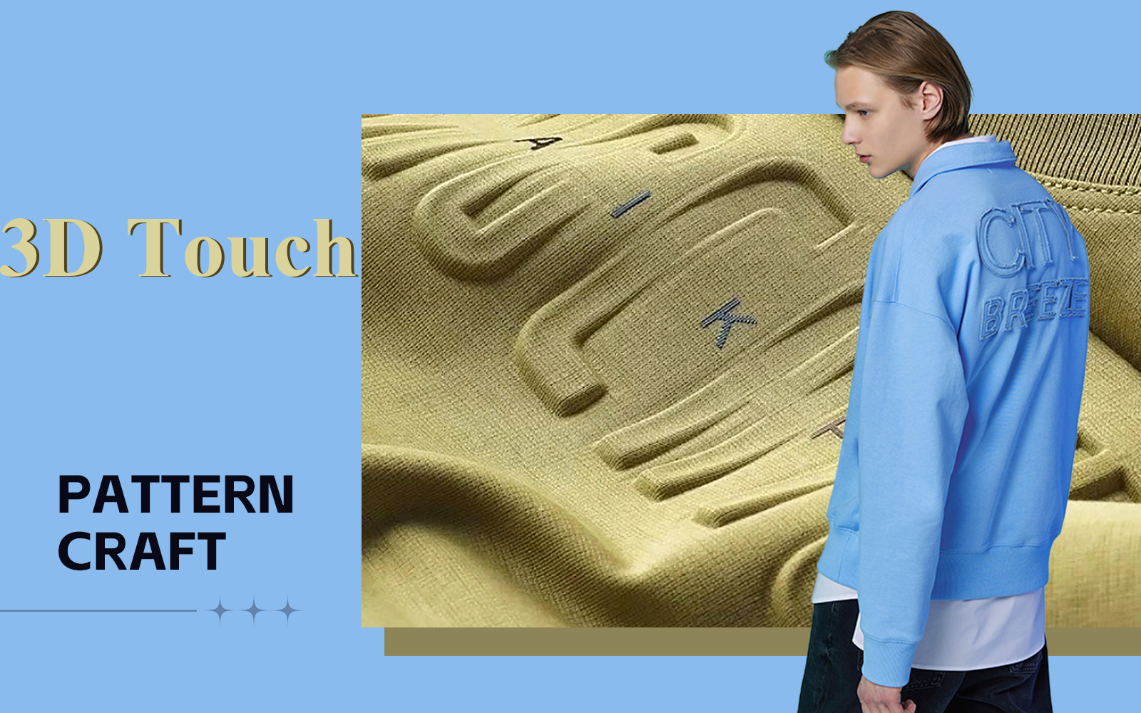 3D Touch -- The Pattern Craft Trend for Men's T-shirt & Sweatshirt