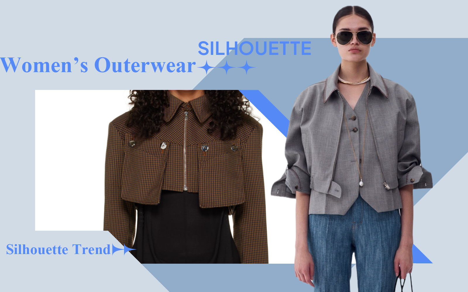 The Silhouette Trend for Women's Outerwear