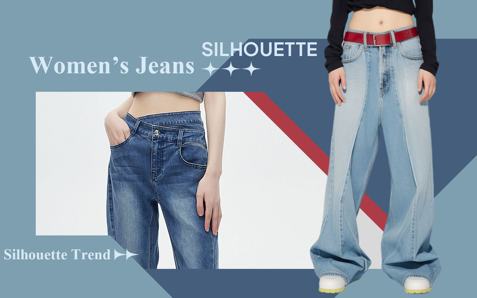 The Silhouette Trend for Women's Jeans