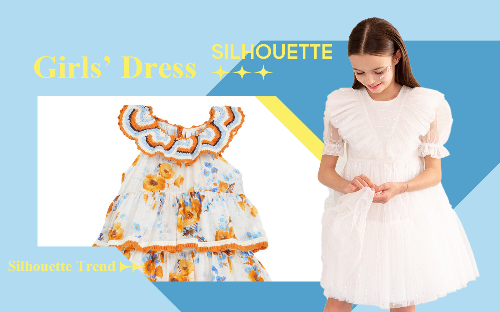 The Silhouette Trend for Girls' Dress