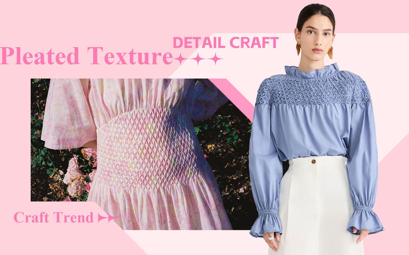 Pleated Texture -- The Detail & Craft Trend for Womenswear