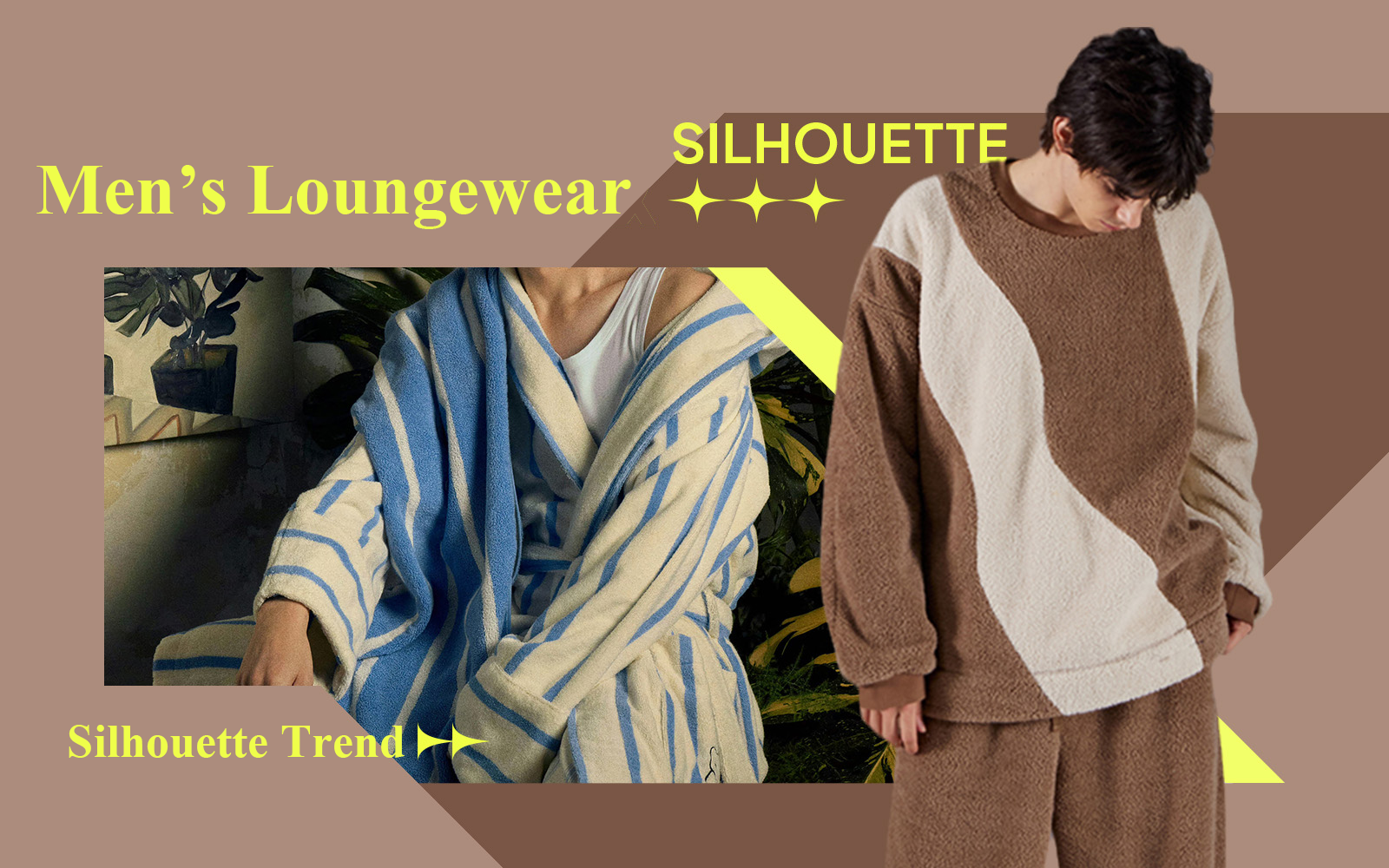 Warm Winter -- The Silhouette Trend for Men's Loungewear