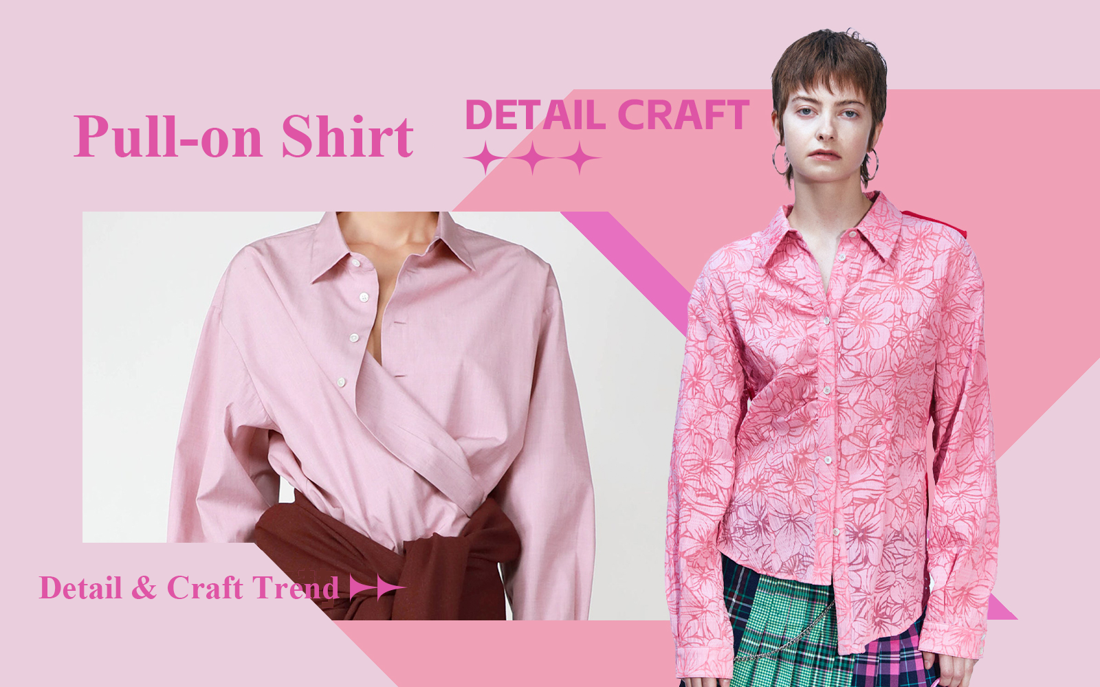 The Detail & Craft Trend for Women's Pull-on Shirt