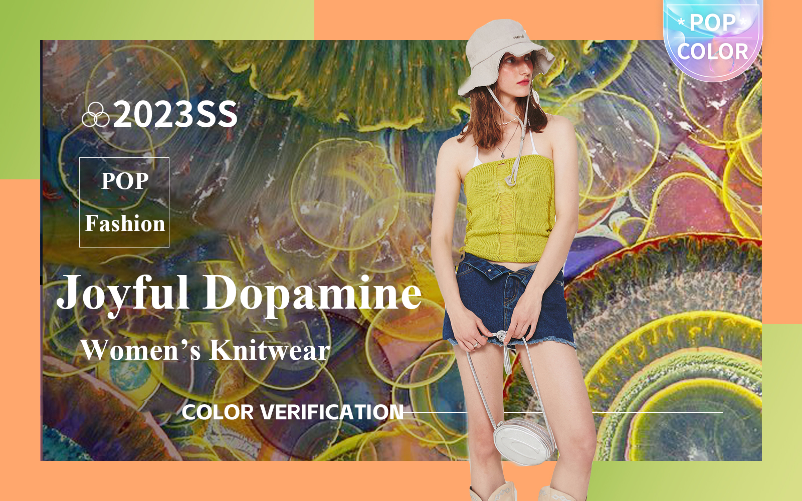 Joyful Dopamine -- The Color Trend Verification of Knitwear
