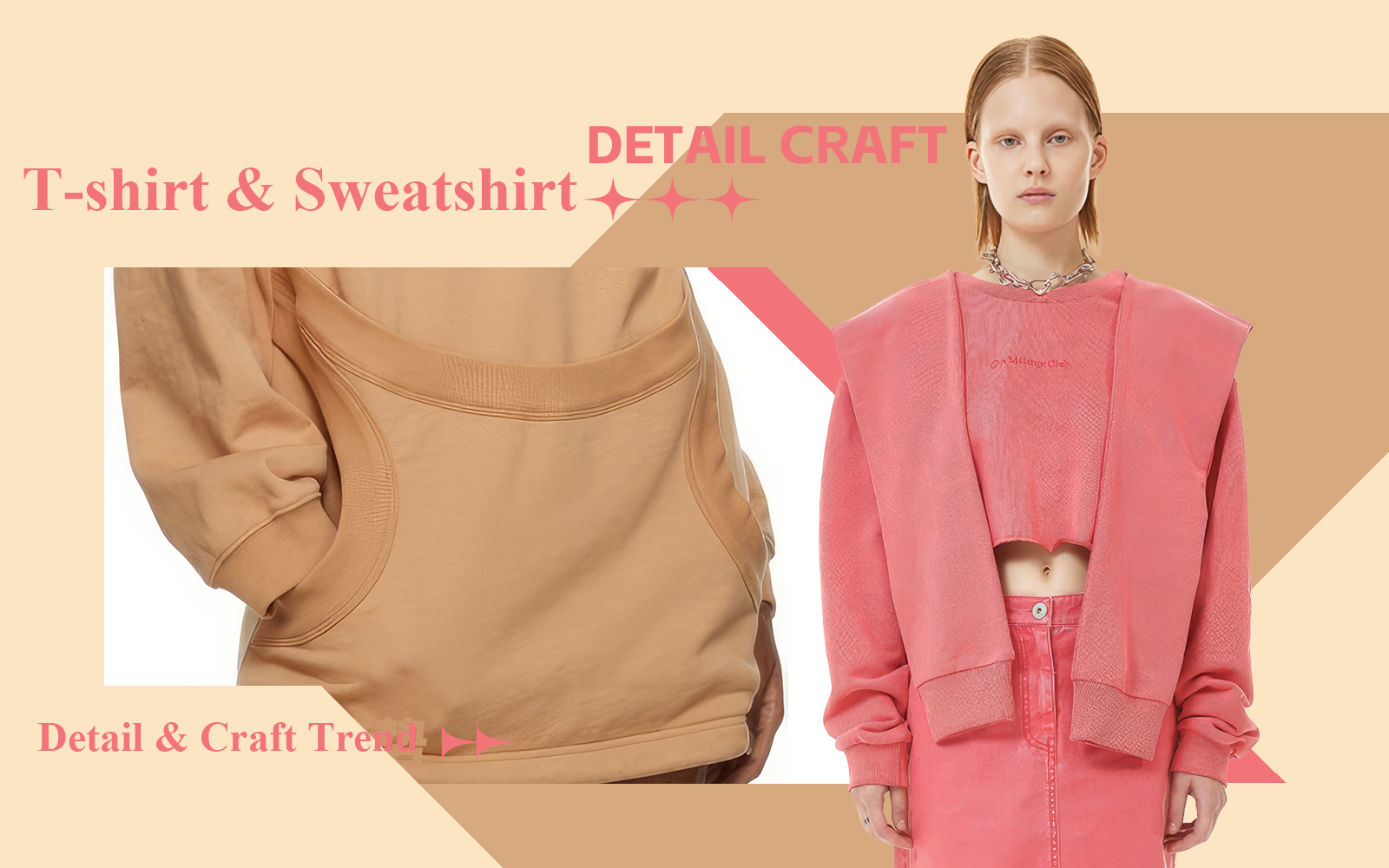 The Detail & Craft Trend for Women's T-shirt & Sweatshirt