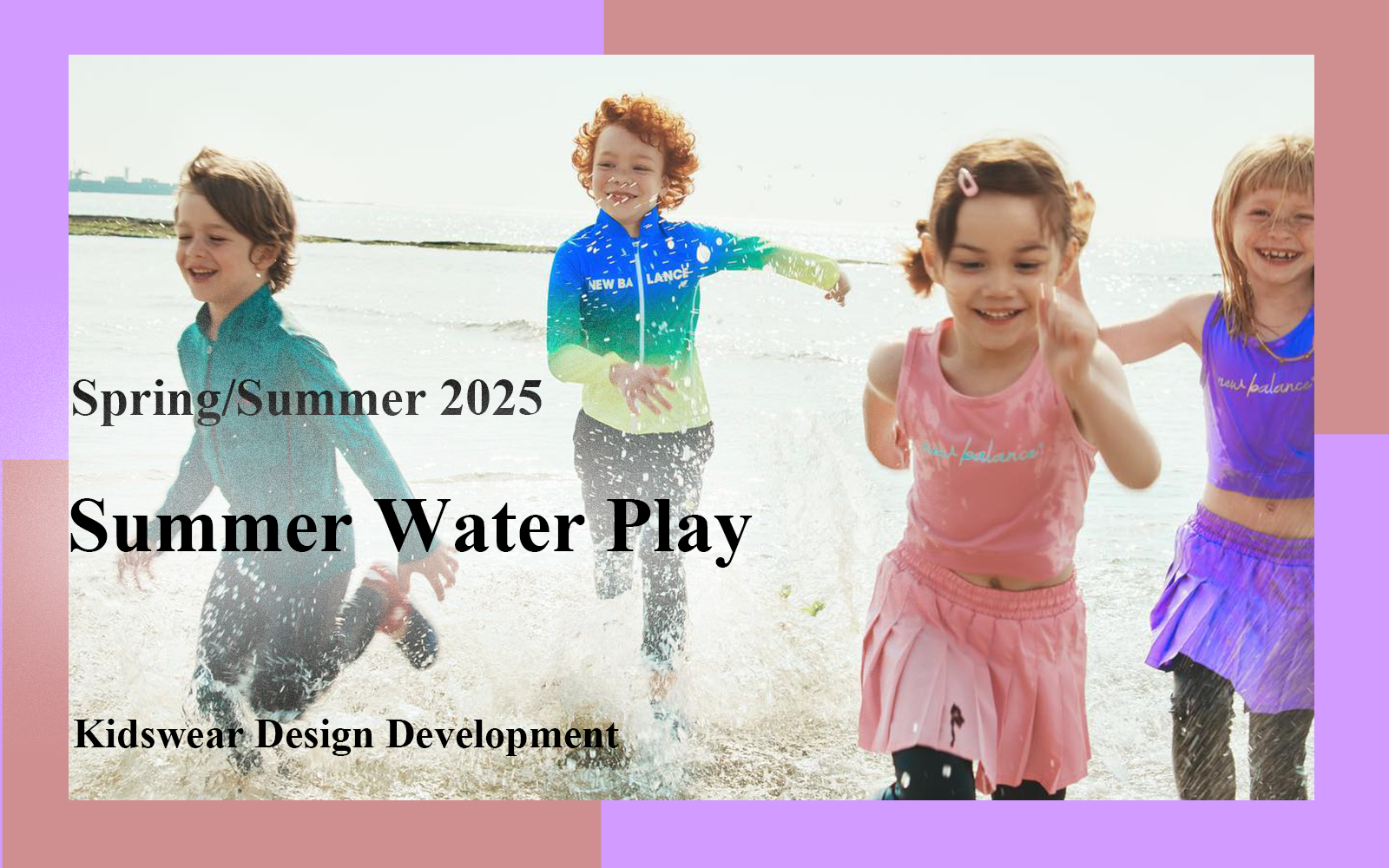 Summer Water Play -- The Design Development of Kids' Beachwear