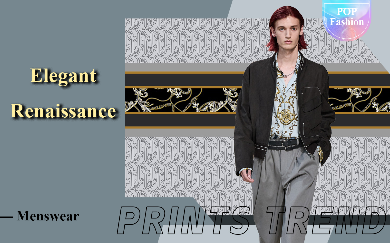 Elegant Renaissance -- The Pattern Trend for Menswear