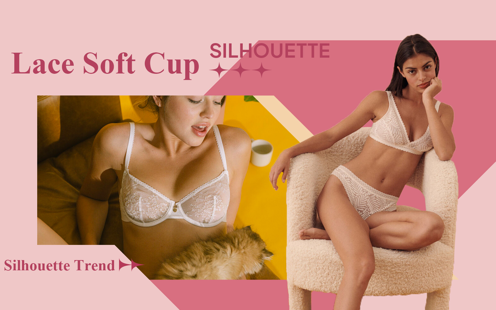 The Silhouette Trend for Soft Cup Lace Bra