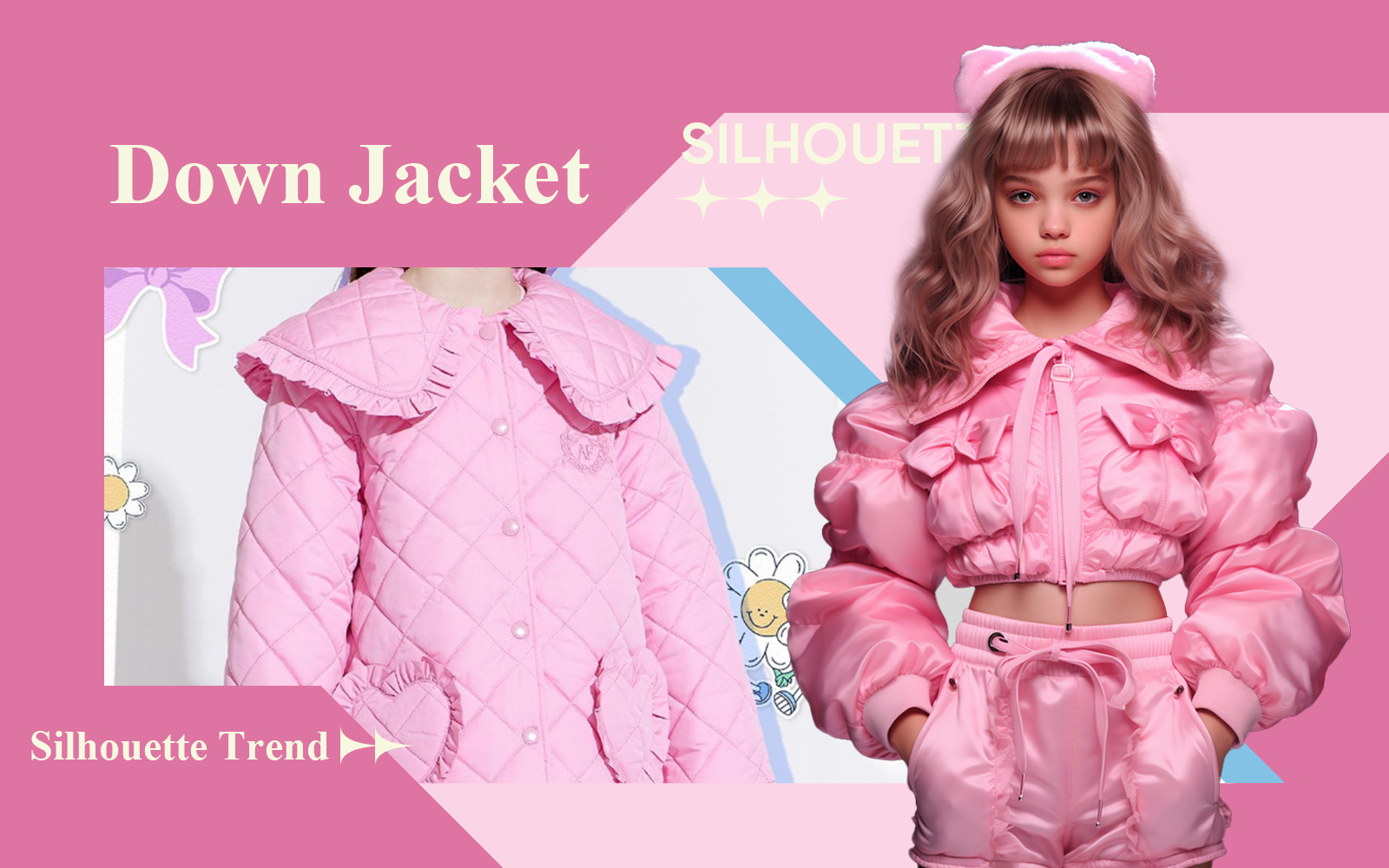 Down Jacket -- The Silhouette Trend for Girlswear