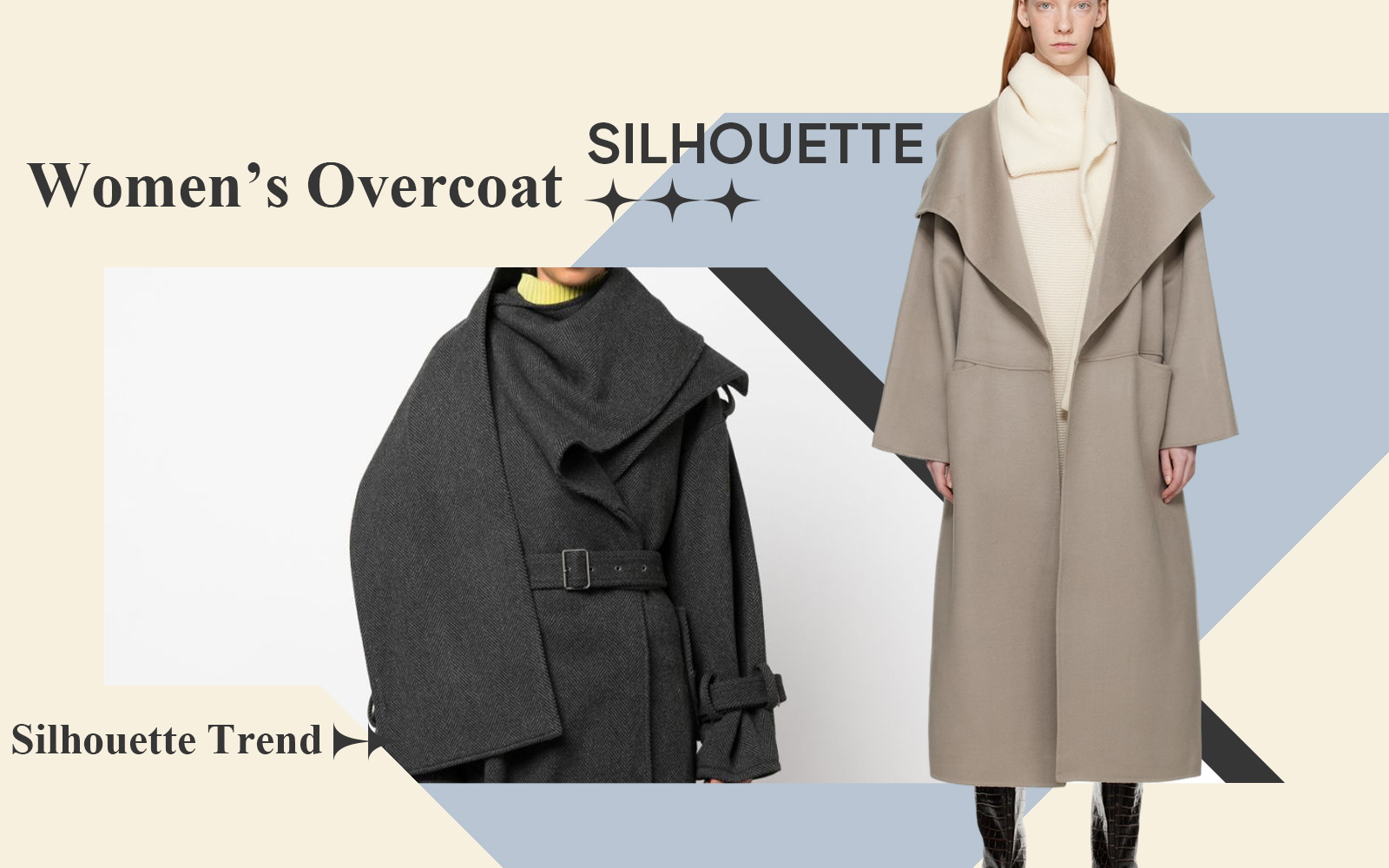 Warm & Cozy -- The Silhouette Trend for Women's Overcoat