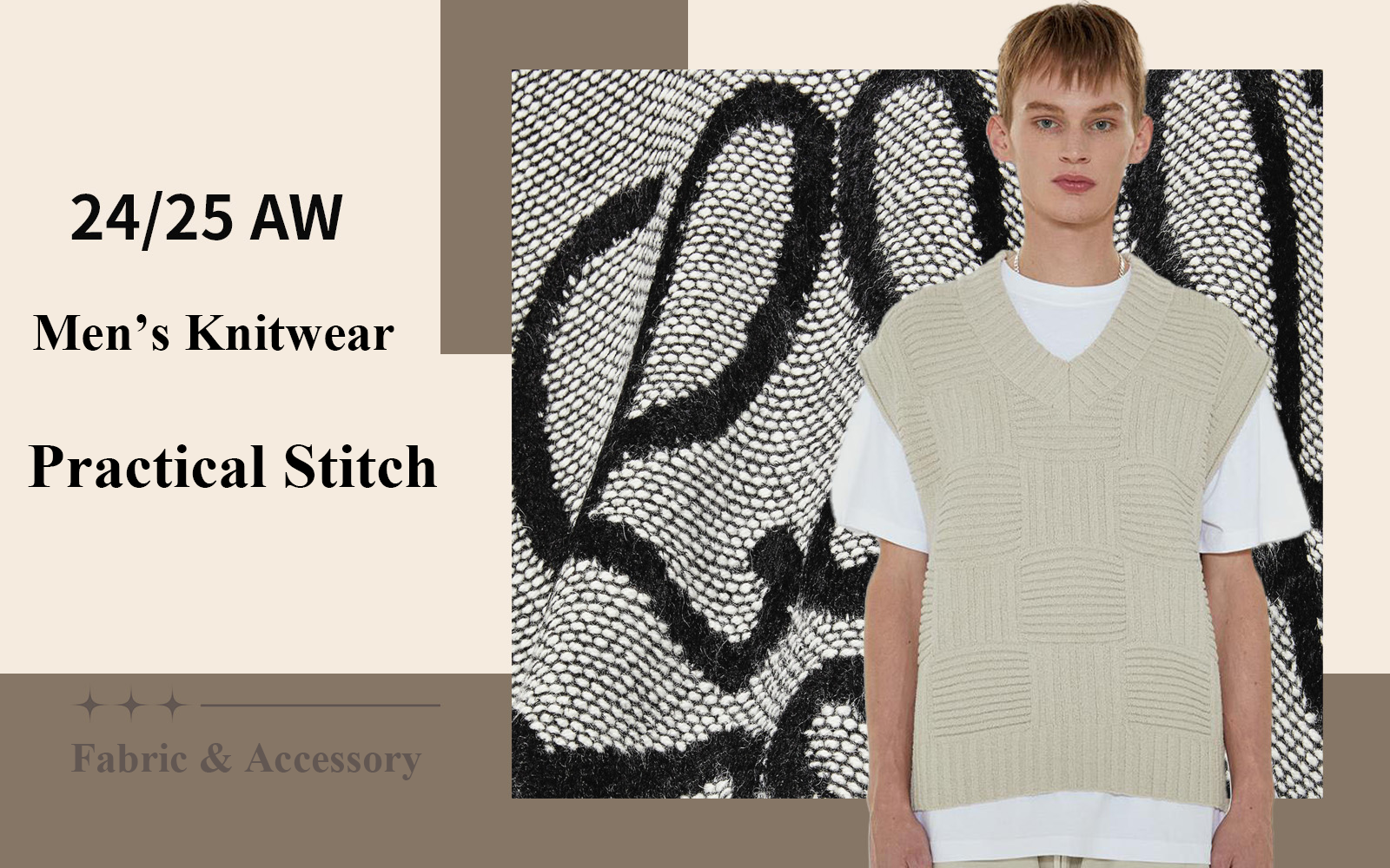 Practical Stitch -- A/W 24/25 Men's Knitwear Stitch Trend