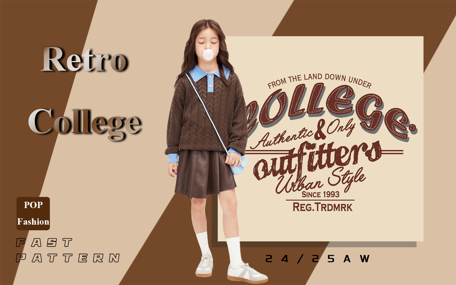 Retro College -- The Pattern Trend for Kidswear