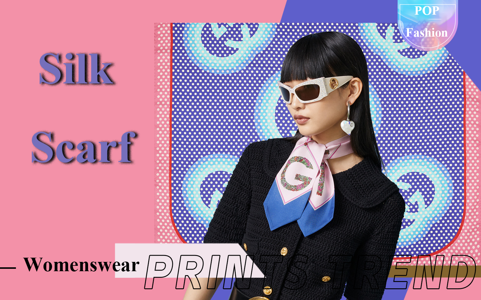 The Pattern Trend for Women's Silk Scarf