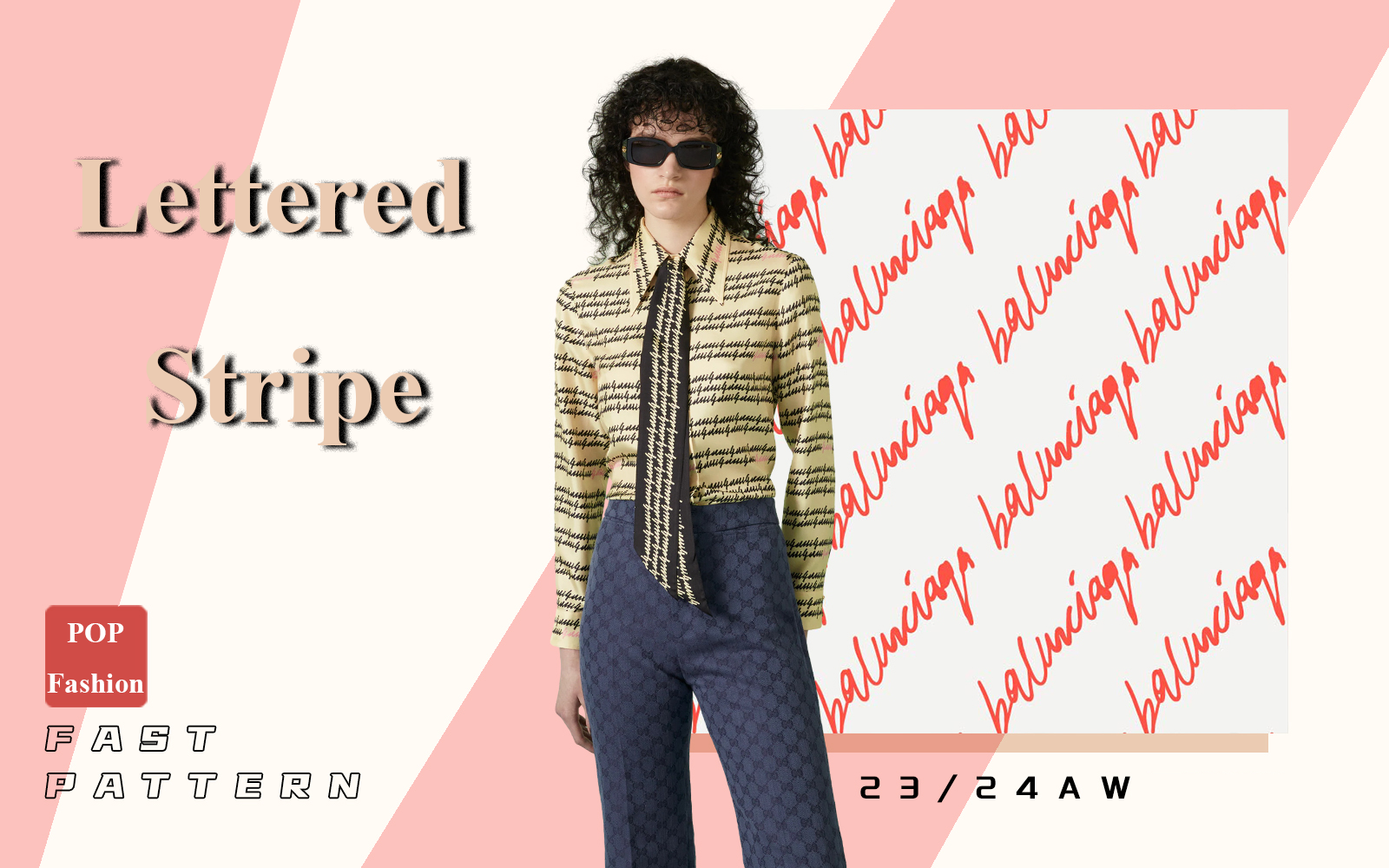 Lettered Stripes -- The Fast-response Pattern Trend for Womenswear
