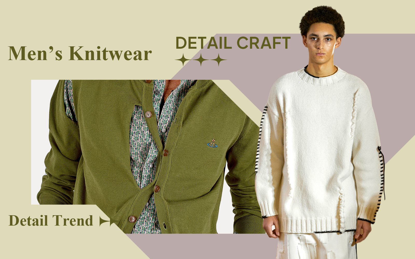 Eye-catching Highlights -- The Detail & Craft Trend for Men's Knitwear