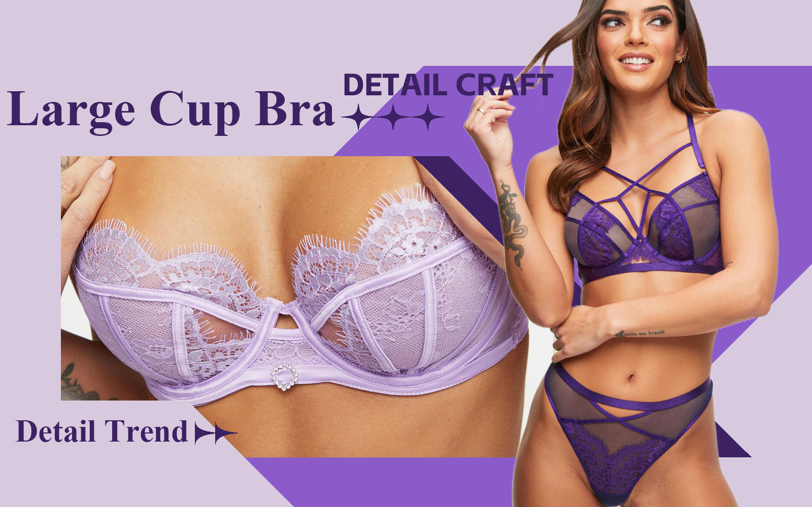Structural Aesthetics -- The Detail & Craft Trend for Large Cup Bras