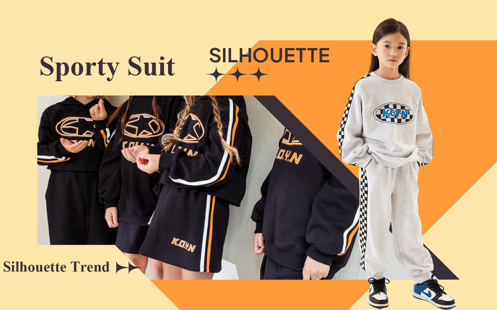 The Silhouette Trend for Kids' Sporty Suit
