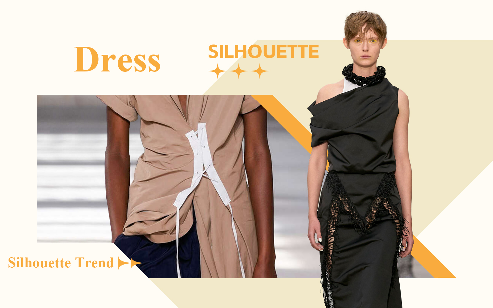 Simple and Romantic -- The Silhouette Trend for Women's Dress