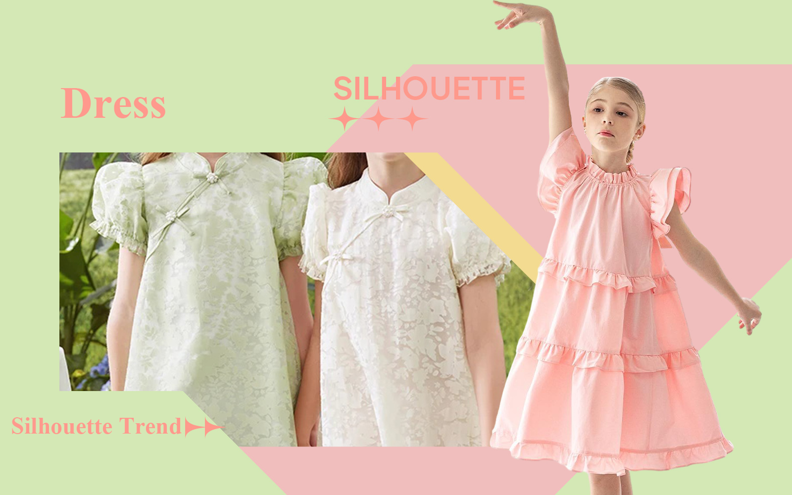 The Silhouette Trend for Kids' Dress