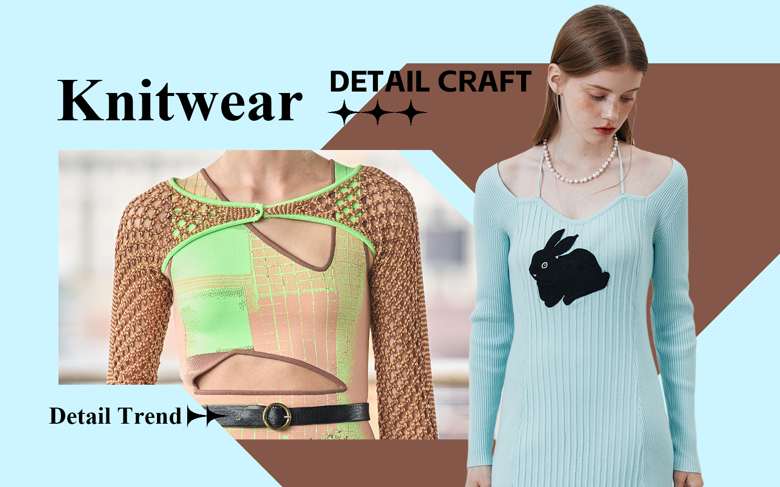 Eyecatching Detail S/S 2025 Detail & Craft Trend for Knitwear