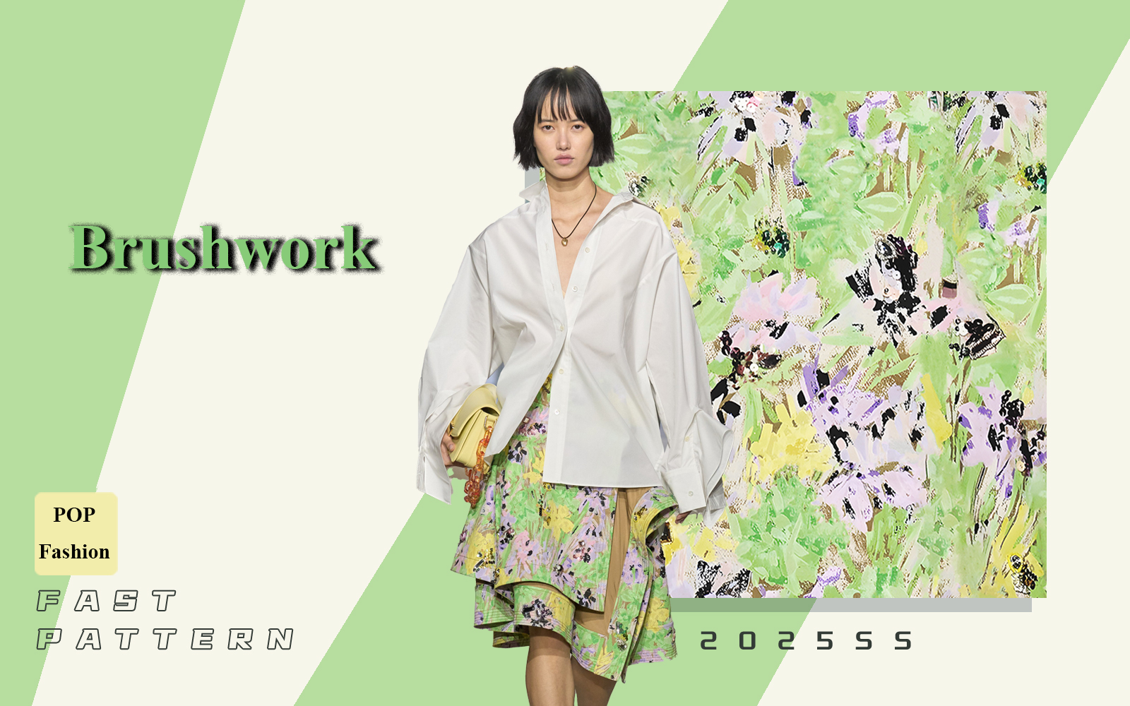 Brushwork -- The Fast-response Pattern Trend for Womenswear