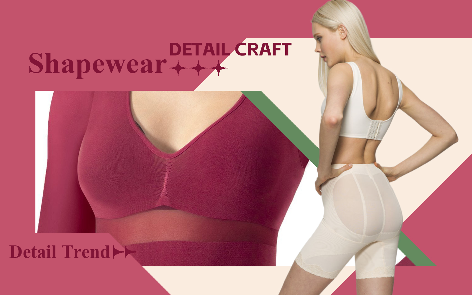 Functional Aesthetics -- The Detail & Craft Trend for Women's Shapewear