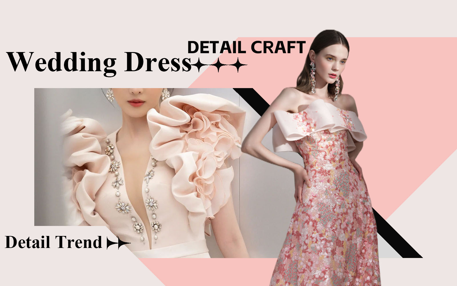 The Detail & Craft Trend for Women's Wedding Dress