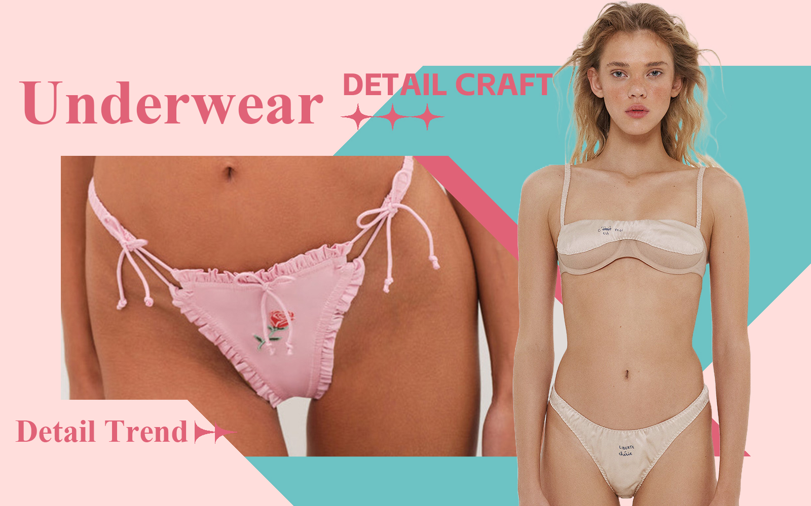 The Detail & Craft Trend for Women's Underwear