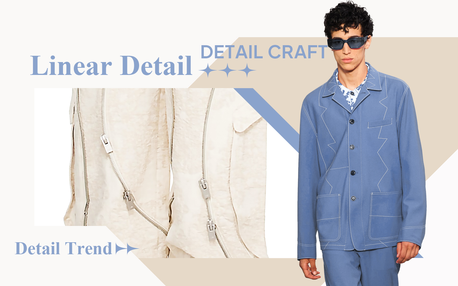 Linear design -- The Detail & Craft Trend for Menswear