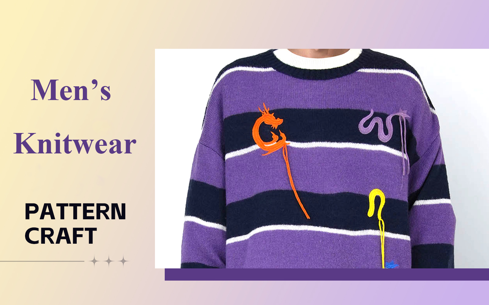 The Pattern Craft Trend for Men's Knitwear