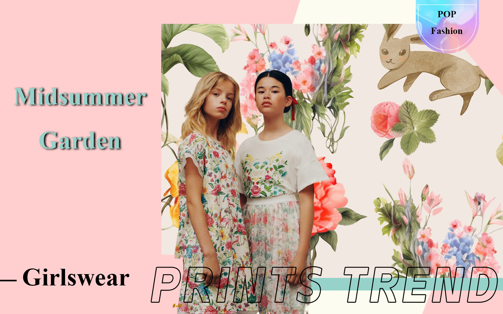 Midsummer Garden -- The Pattern Trend for Girlswear