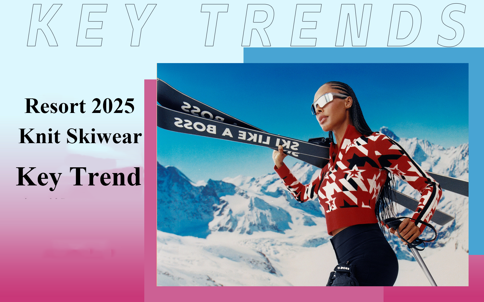 Knitted Skiwear Resort 2025 Key Trend for Knitwear