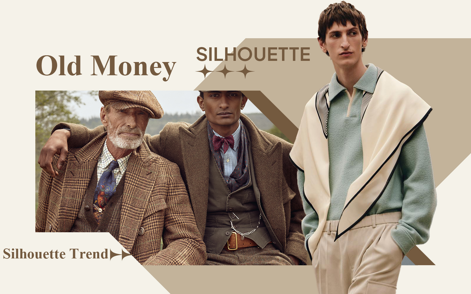 Classic Old Money -- The Silhouette Trend for Menswear