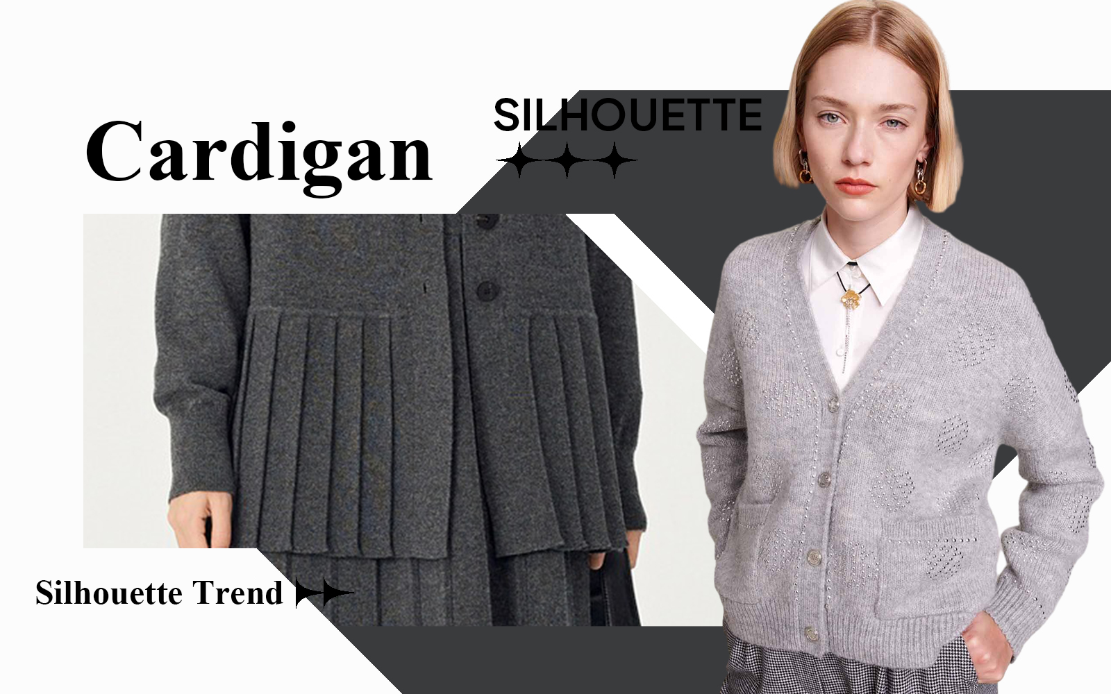 S/S 2025 Silhouette Trend for Women's Cardigan