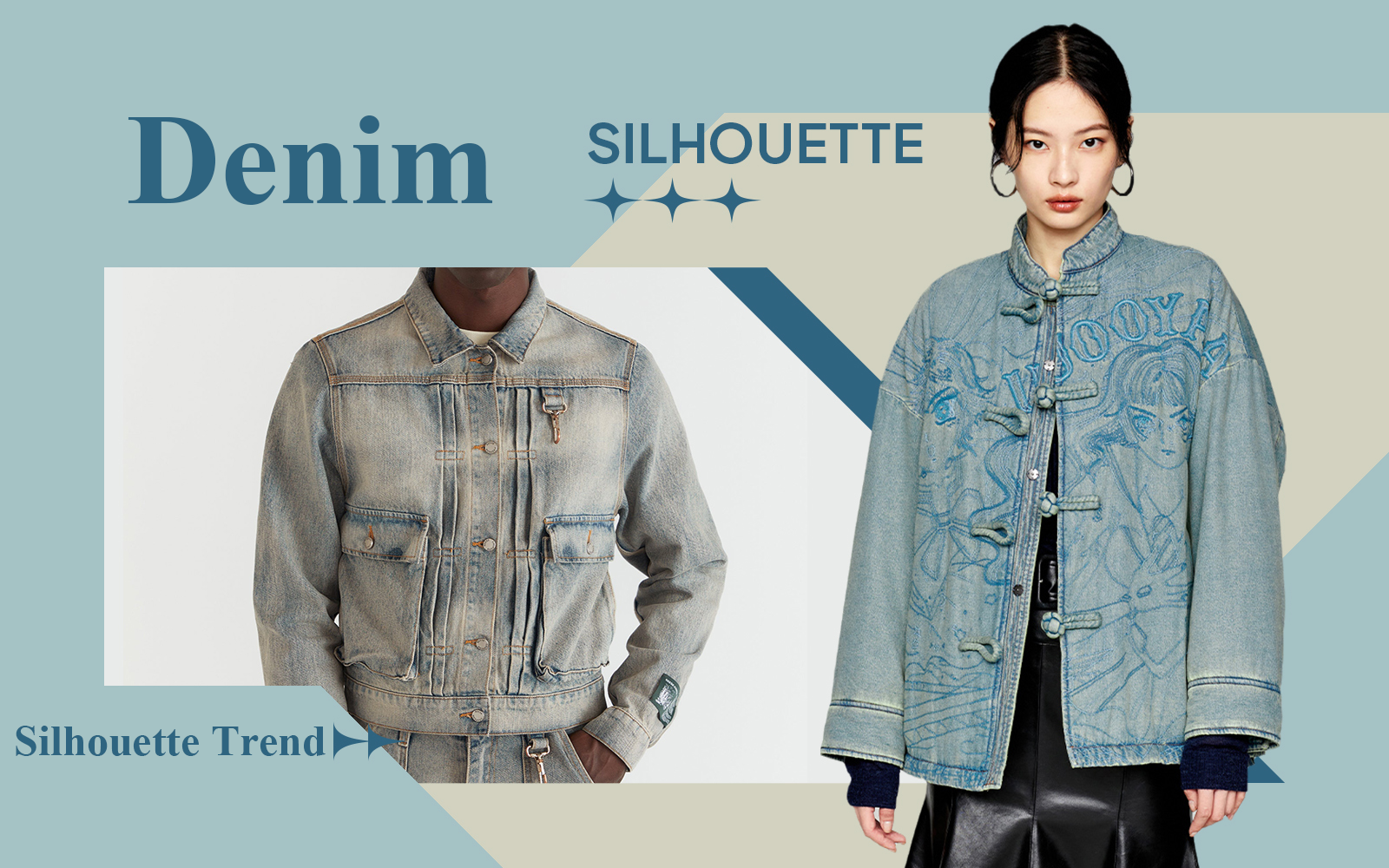 The Silhouette Trend for Denim Jacket