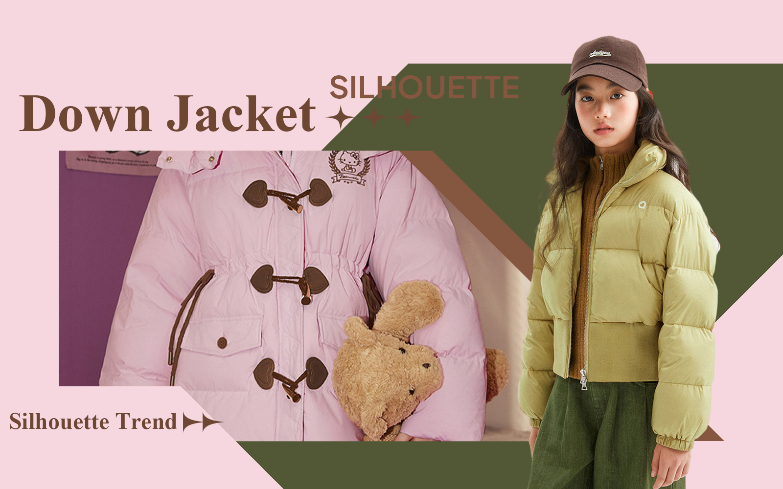 Down Jacket -- The Silhouette Trend for Girlswear