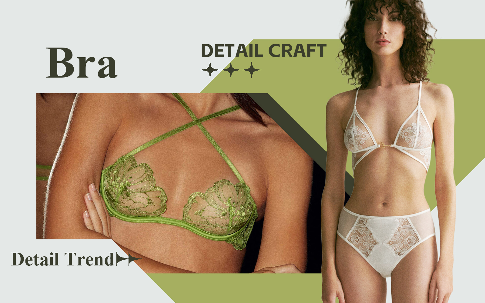 Transparent Cup -- The Detail & Craft Trend for Women's Bra