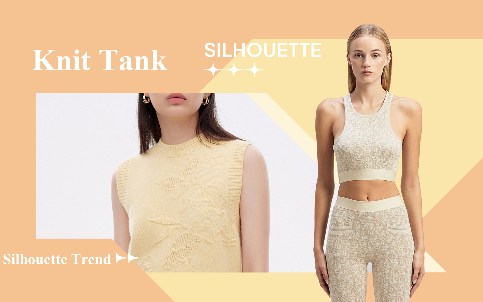 The Silhouette Trend for Women's Knit Tank