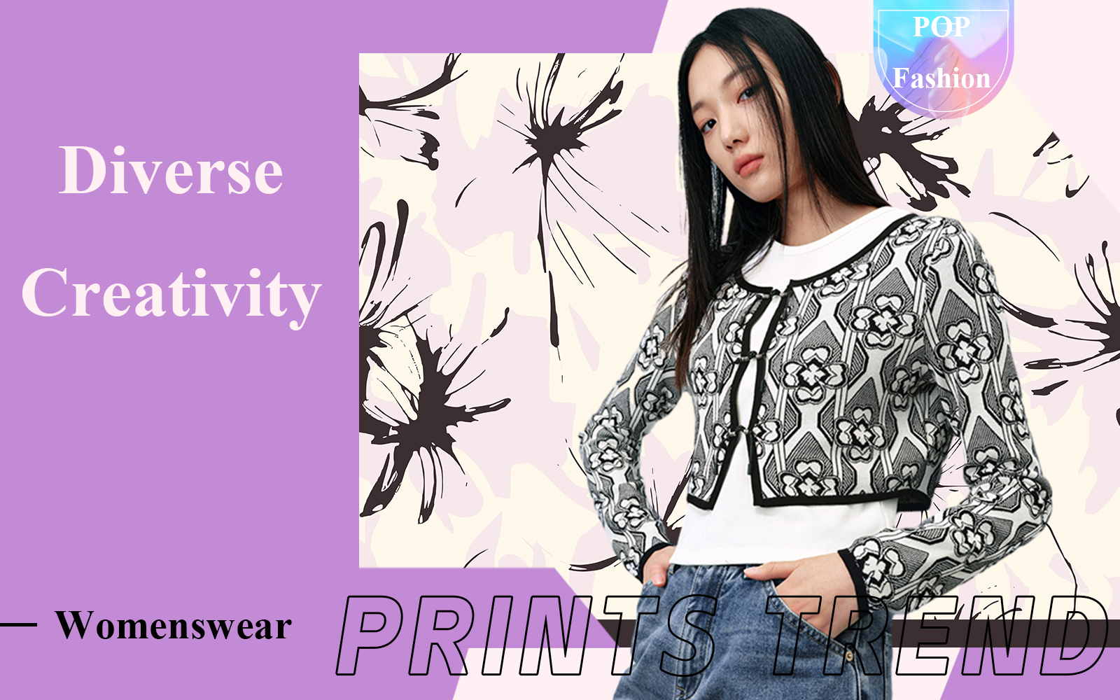 Diverse Creativity S/S 2025 Pattern Trend for Women's Knitwear